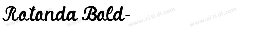 Rotonda Bold字体转换 Rotonda Bold字体转换